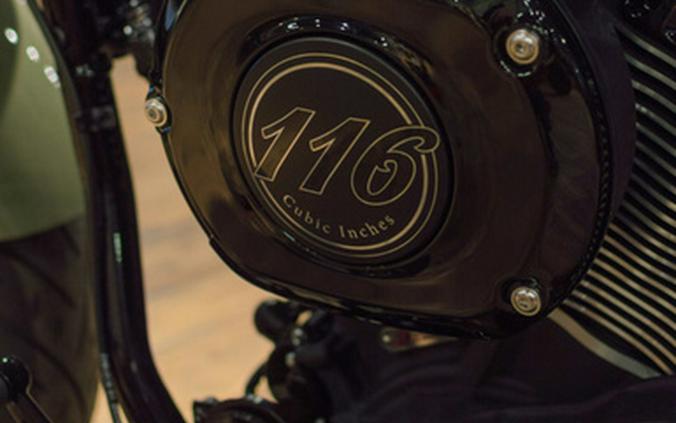 2025 Indian Super Chief Dark Horse Moss Green