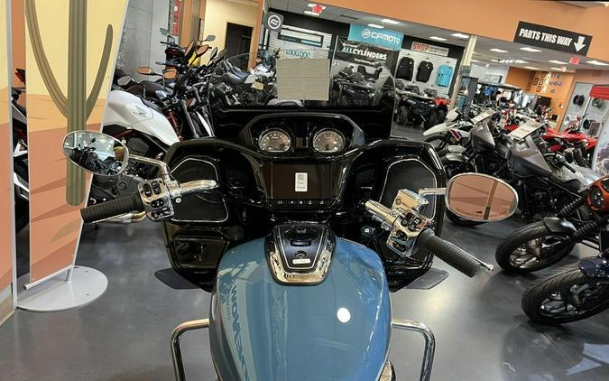 2026 Indian Motorcycle® Challenger® Limited 112 w/PowerBand Audio Storm Blue with Black Metallic