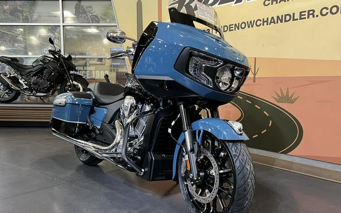 2026 Indian Motorcycle® Challenger® Limited 112 w/PowerBand Audio Storm Blue with Black Metallic