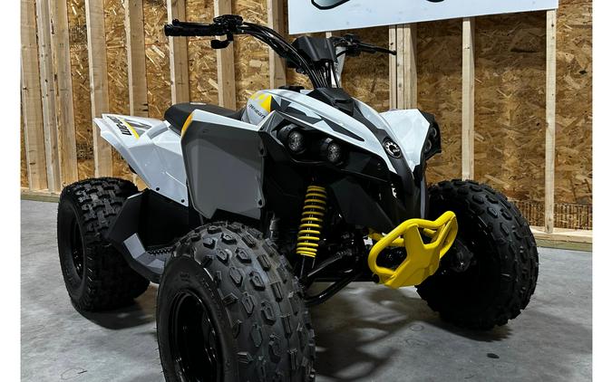 2024 Can-Am Renegade 110 EFI Gray & Yellow / Blue & Black