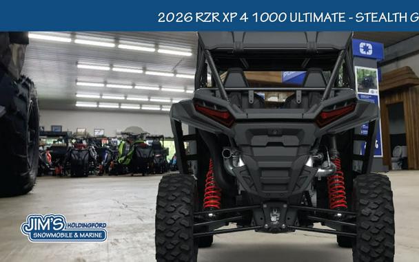 2026 RZR XP® 4 1000 Ultimate - Stealth Gray - Polaris