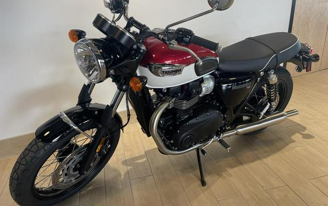 2023 Triumph Bonneville T100 Carnival Red Fusion White