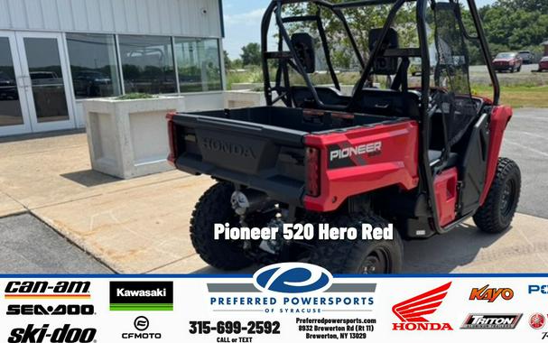 2026 Honda Pioneer 520 Hero Red