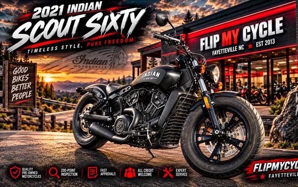 2021 INDIAN SCOUT BOBBER SIXTY ABS - F180607