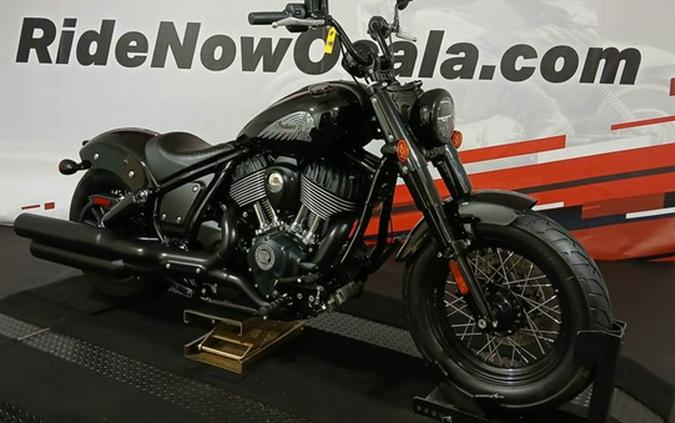 2024 Indian Chief Bobber ABS Ghost White Metallic Smoke