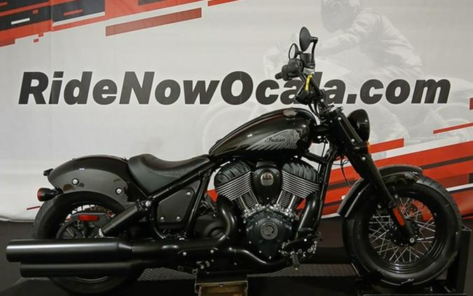 2024 Indian Chief Bobber ABS Ghost White Metallic Smoke