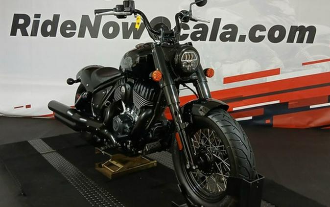 2024 Indian Chief Bobber ABS Ghost White Metallic Smoke