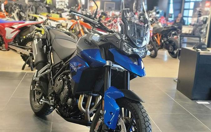 2023 Triumph Tiger 850 Sport Graphite Caspian Blue