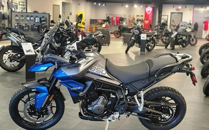 2023 Triumph Tiger 850 Sport Graphite Caspian Blue