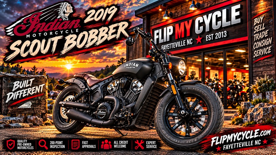2019 INDIAN SCOUT BOBBER ABS - F147326