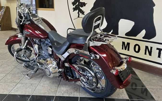 2012 Harley-Davidson® CVO™ Softail® Convertible Crimson Red Sunglo with Scarlet Crystal graphics
