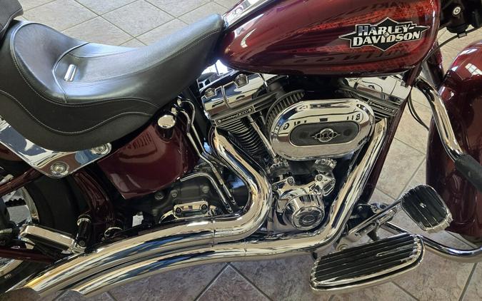 2012 Harley-Davidson® CVO™ Softail® Convertible Crimson Red Sunglo with Scarlet Crystal graphics