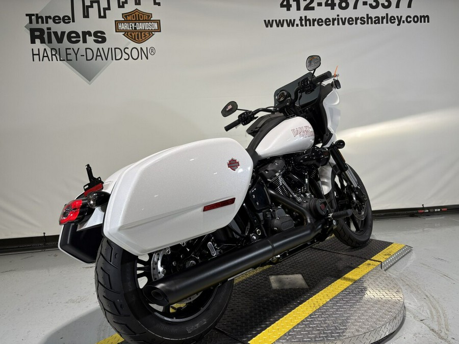 2026 Harley-Davidson® Low Rider® ST White Onyx Pearl - Black Finish