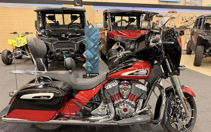 2020 Indian Chieftain Elite Thunder Black Vivid Crystal/Wildf