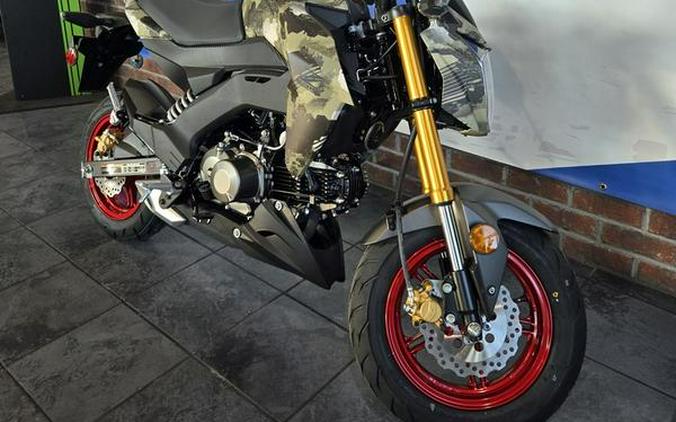 2026 Kawasaki Z125 PRO Cypher Camo Beige
