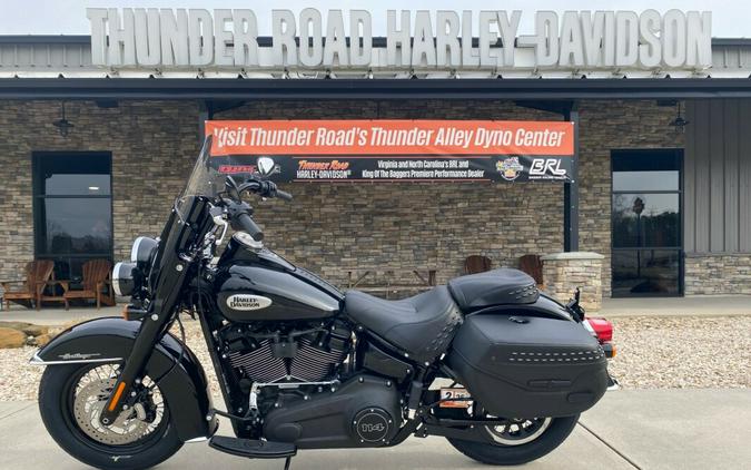 2024 Harley-Davidson Heritage Classic Vivid Black (Black Finish w/Laced Wheels)