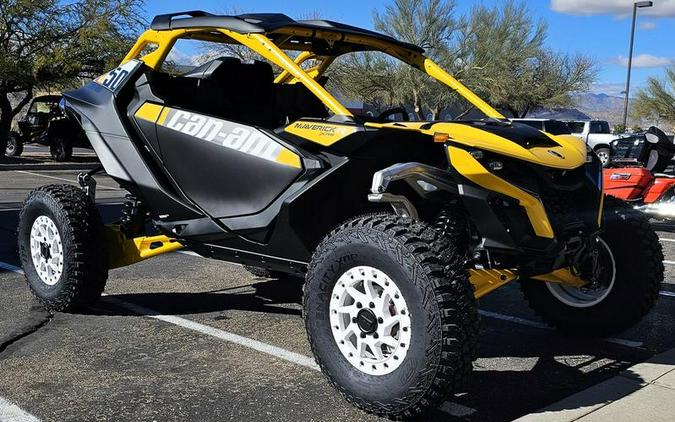 2024 Can-Am® Maverick R X RS Carbon Black & Neo Yellow