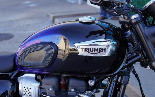 2024 Triumph Bonneville T100 Phantom Black / Silver Blue