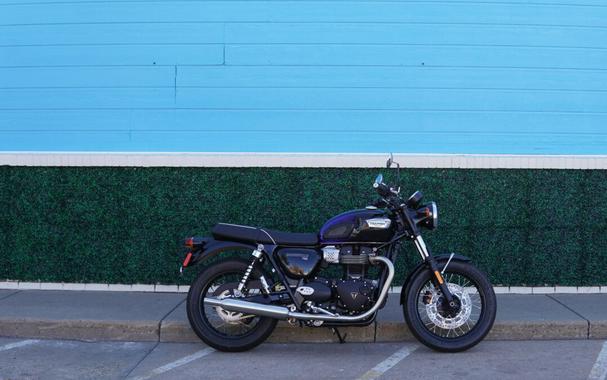 2024 Triumph Bonneville T100 Phantom Black / Silver Blue