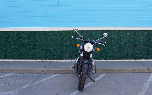 2024 Triumph Bonneville T100 Phantom Black / Silver Blue