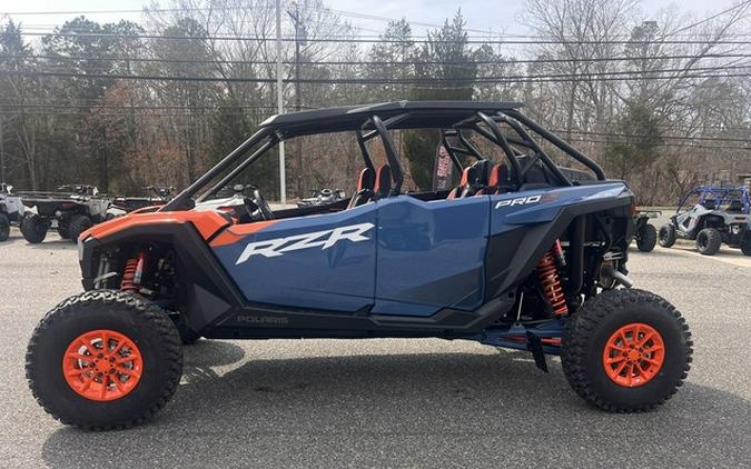 2025 Polaris RZR Pro S 4 Ultimate Orange Burst Zenith Blue