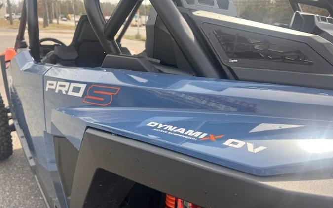 2025 Polaris RZR Pro S 4 Ultimate Orange Burst Zenith Blue
