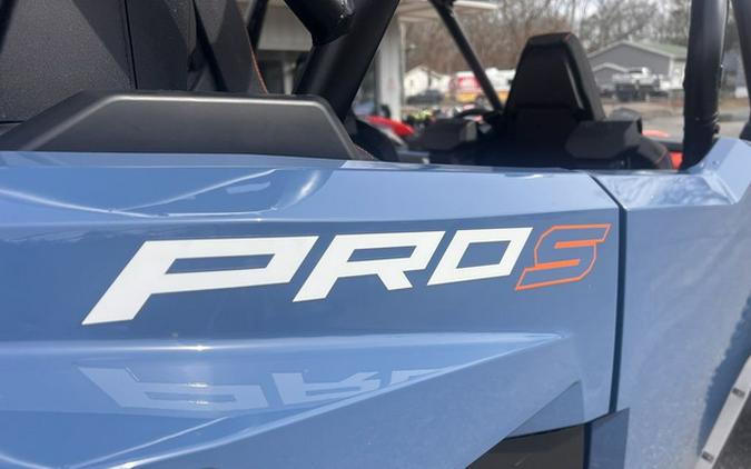 2025 Polaris RZR Pro S 4 Ultimate Orange Burst Zenith Blue