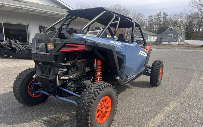 2025 Polaris RZR Pro S 4 Ultimate Orange Burst Zenith Blue