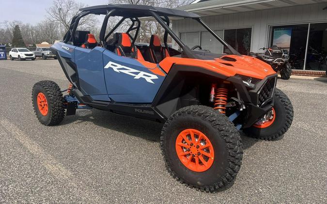 2025 Polaris RZR Pro S 4 Ultimate Orange Burst Zenith Blue