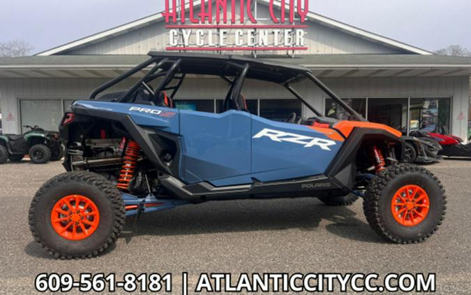 2025 Polaris RZR Pro S 4 Ultimate Orange Burst Zenith Blue