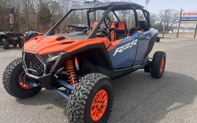 2025 Polaris RZR Pro S 4 Ultimate Orange Burst Zenith Blue