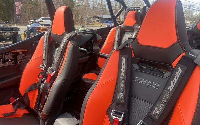 2025 Polaris RZR Pro S 4 Ultimate Orange Burst Zenith Blue