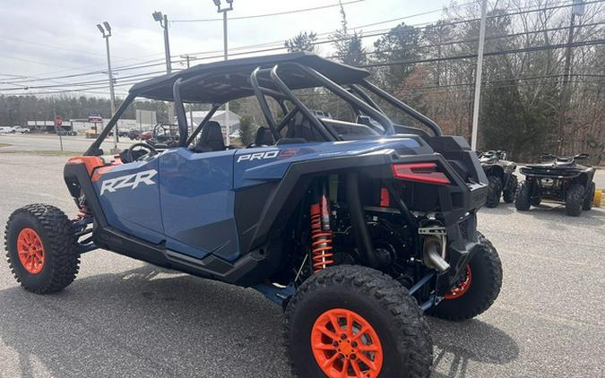 2025 Polaris RZR Pro S 4 Ultimate Orange Burst Zenith Blue