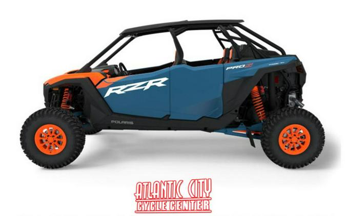 2025 Polaris RZR Pro S 4 Ultimate Orange Burst Zenith Blue