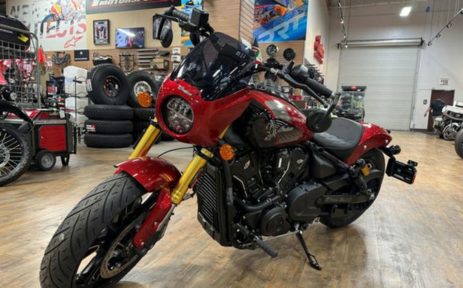 2026 Indian 101 Scout Sunset Red Metallic