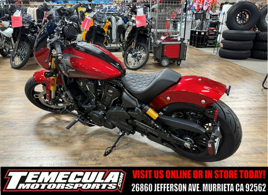 2026 Indian 101 Scout Sunset Red Metallic