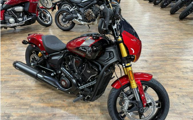 2026 Indian 101 Scout Sunset Red Metallic