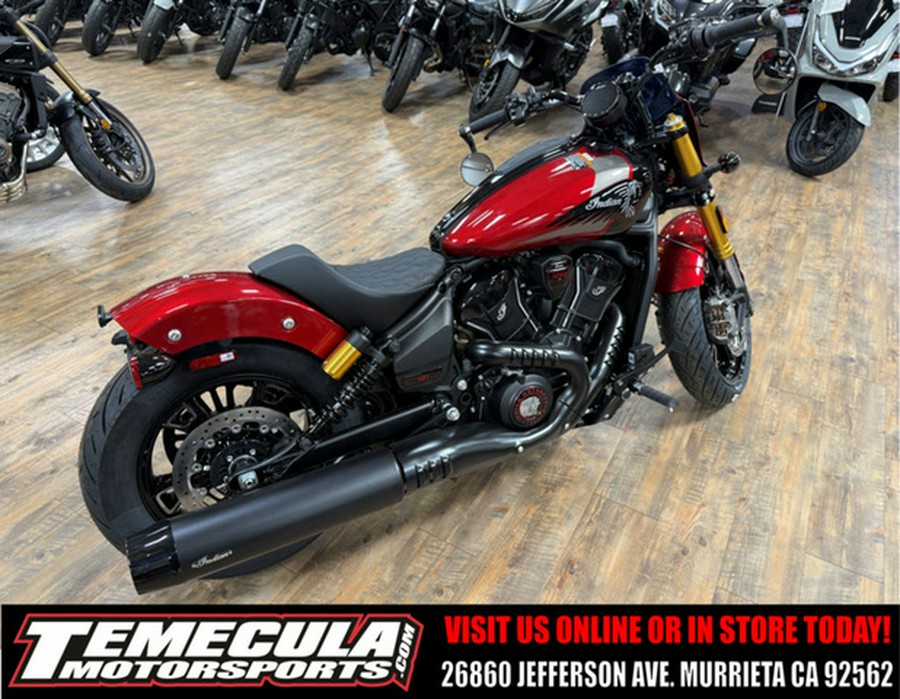 2026 Indian 101 Scout Sunset Red Metallic