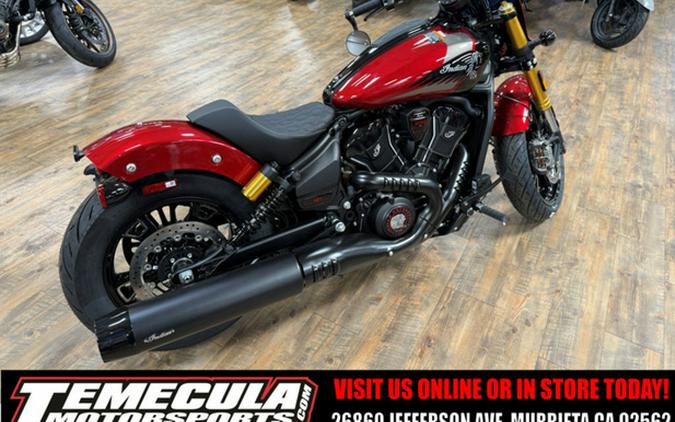 2026 Indian 101 Scout Sunset Red Metallic