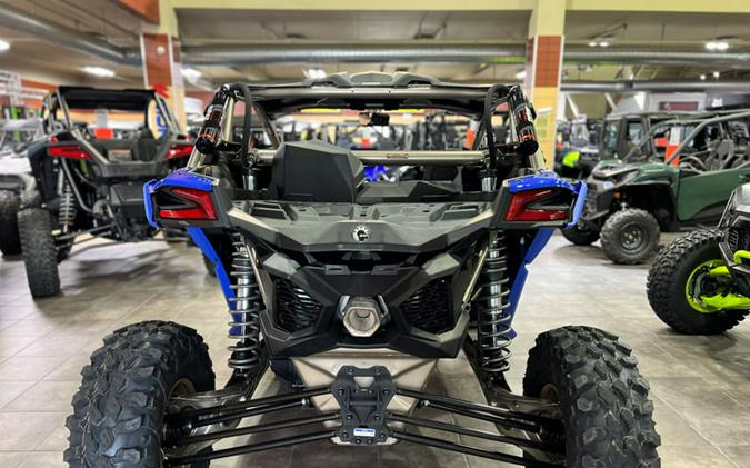 2024 Can-Am® Maverick X3 X rs Turbo RR with Smart-Shox Dazzling Blue & Carbon Black