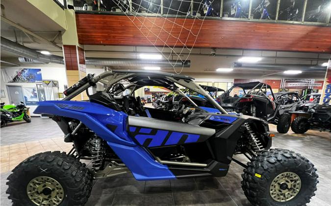 2024 Can-Am® Maverick X3 X rs Turbo RR with Smart-Shox Dazzling Blue & Carbon Black