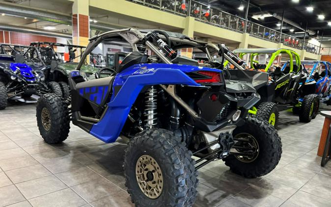 2024 Can-Am® Maverick X3 X rs Turbo RR with Smart-Shox Dazzling Blue & Carbon Black