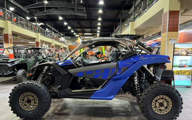 2024 Can-Am® Maverick X3 X rs Turbo RR with Smart-Shox Dazzling Blue & Carbon Black