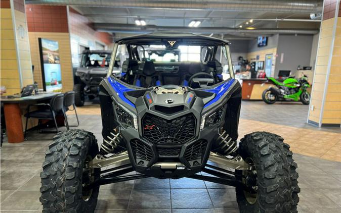 2024 Can-Am® Maverick X3 X rs Turbo RR with Smart-Shox Dazzling Blue & Carbon Black