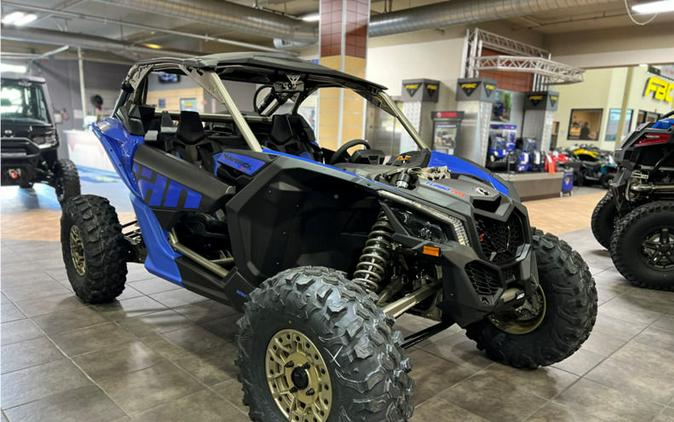 2024 Can-Am® Maverick X3 X rs Turbo RR with Smart-Shox Dazzling Blue & Carbon Black