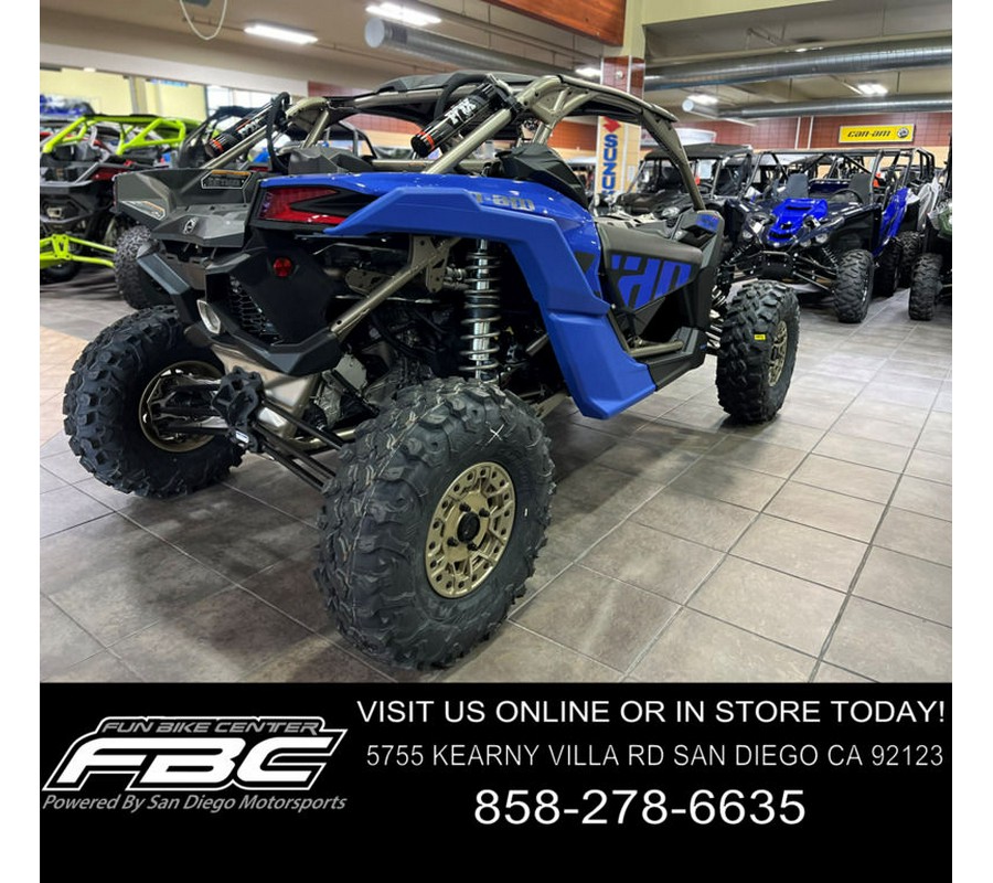 2024 Can-Am® Maverick X3 X rs Turbo RR with Smart-Shox Dazzling Blue & Carbon Black