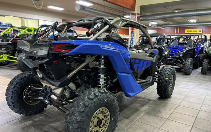 2024 Can-Am® Maverick X3 X rs Turbo RR with Smart-Shox Dazzling Blue & Carbon Black