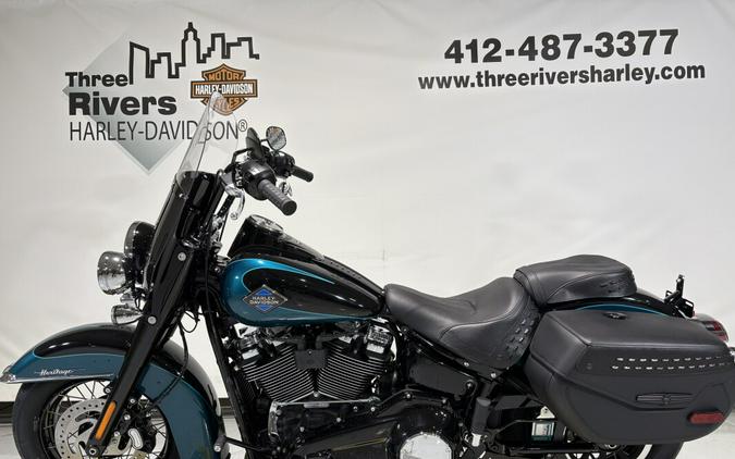 2026 Harley-Davidson® Heritage Classic Teal Thunder / Vivid Black w/Laced Wheels