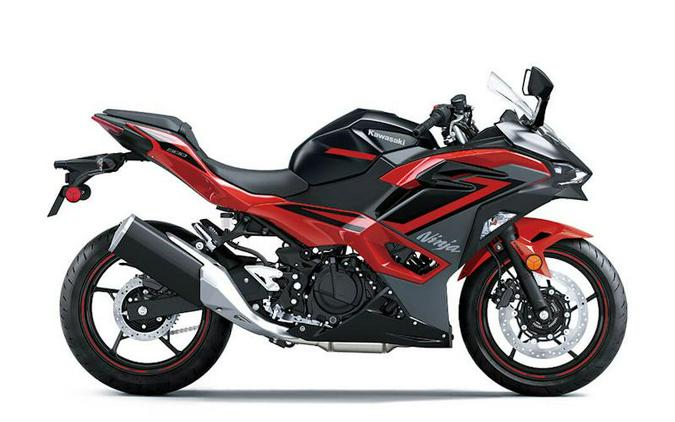 2025 Kawasaki Ninja® 500 ABS Passion Red/Metallic Flat Spark Black