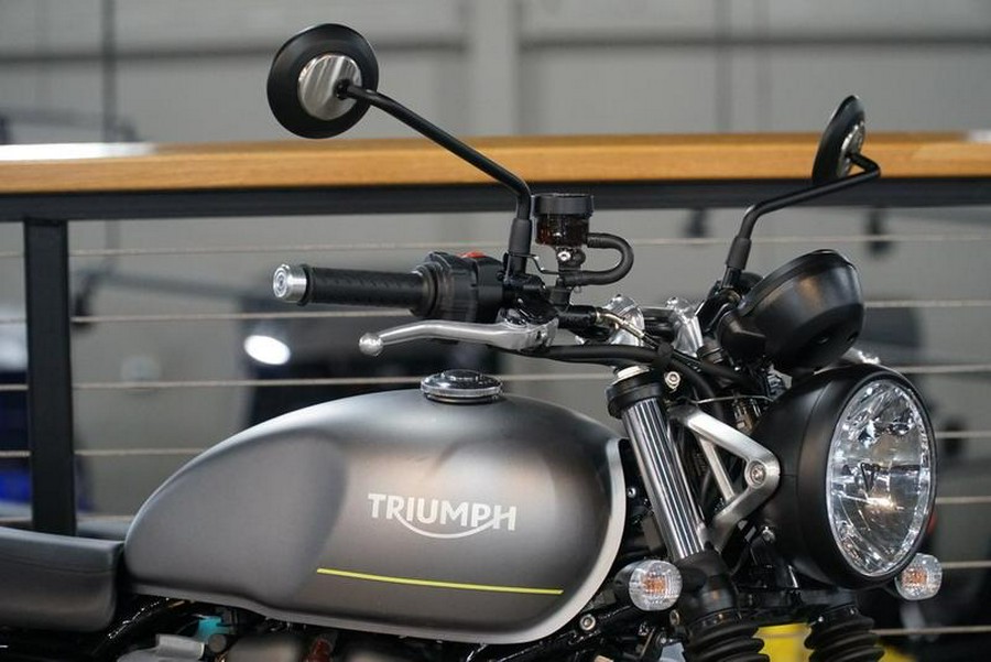 2023 Triumph Speed Twin 900 Matte Silver Ice